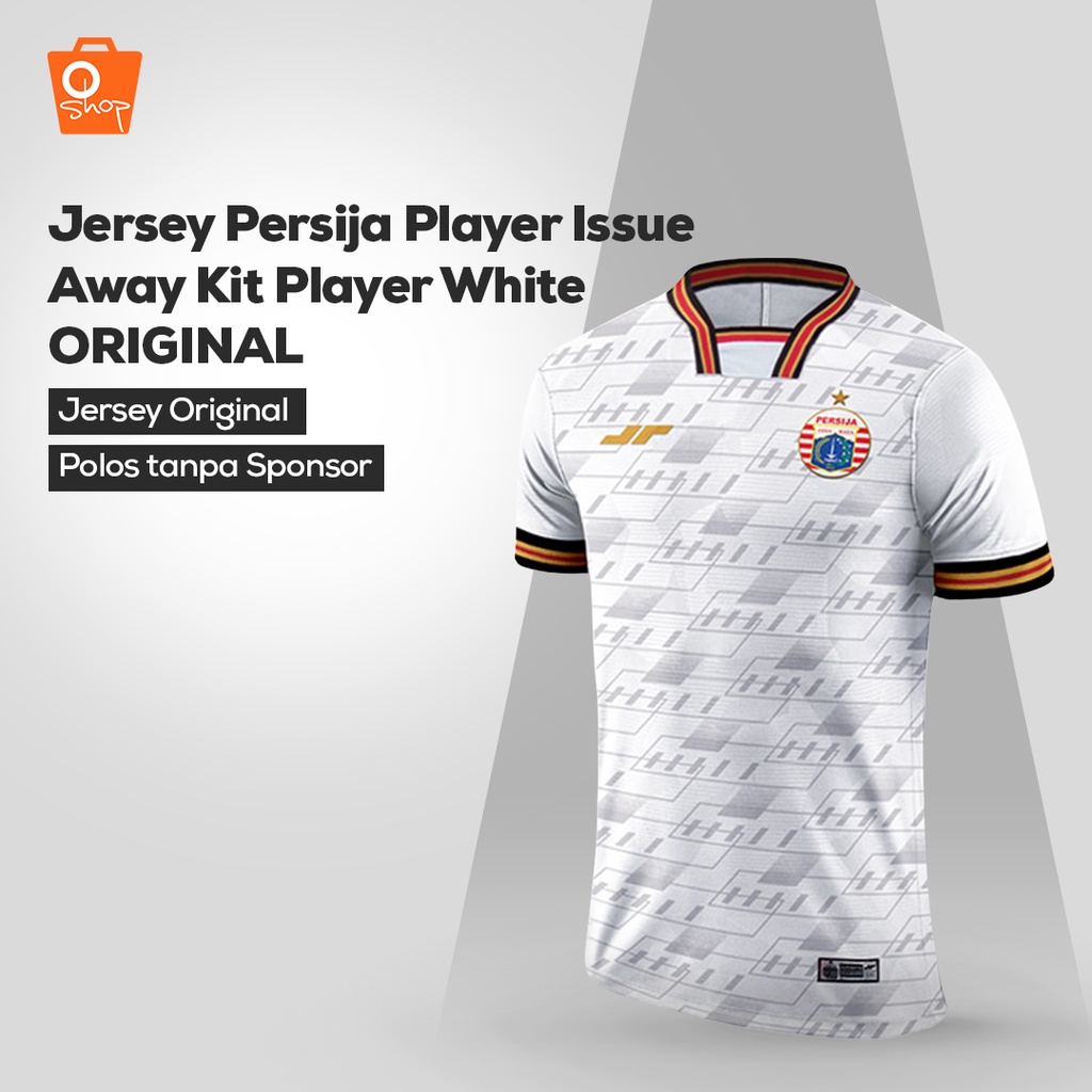 Jual Jersey Persija Player Issue Away Kit Player White ORIGINAL l BONUS