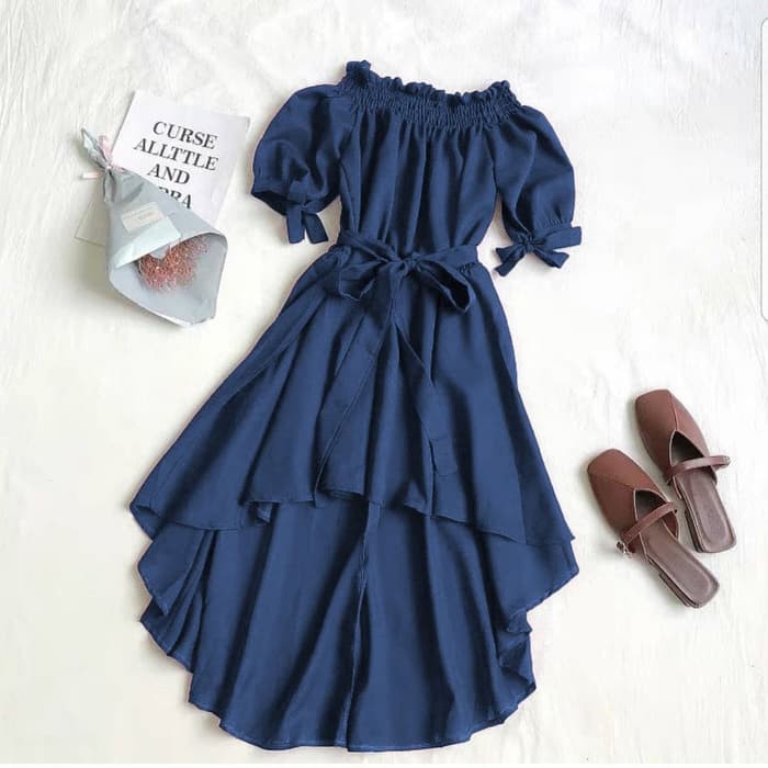 one piece dress gaun