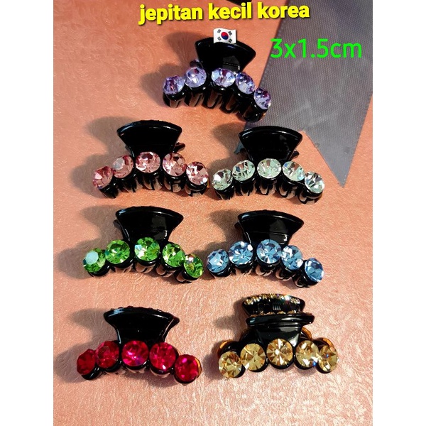 jepit rambut korea jepit poni swarovski jepitan rambut kristal korea