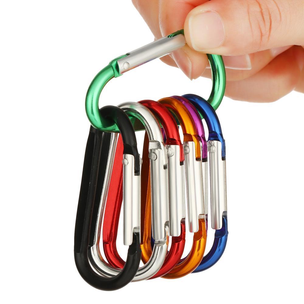 Wonder Climbing Button New Safety Multicolor Aluminium Alloy Carabiner