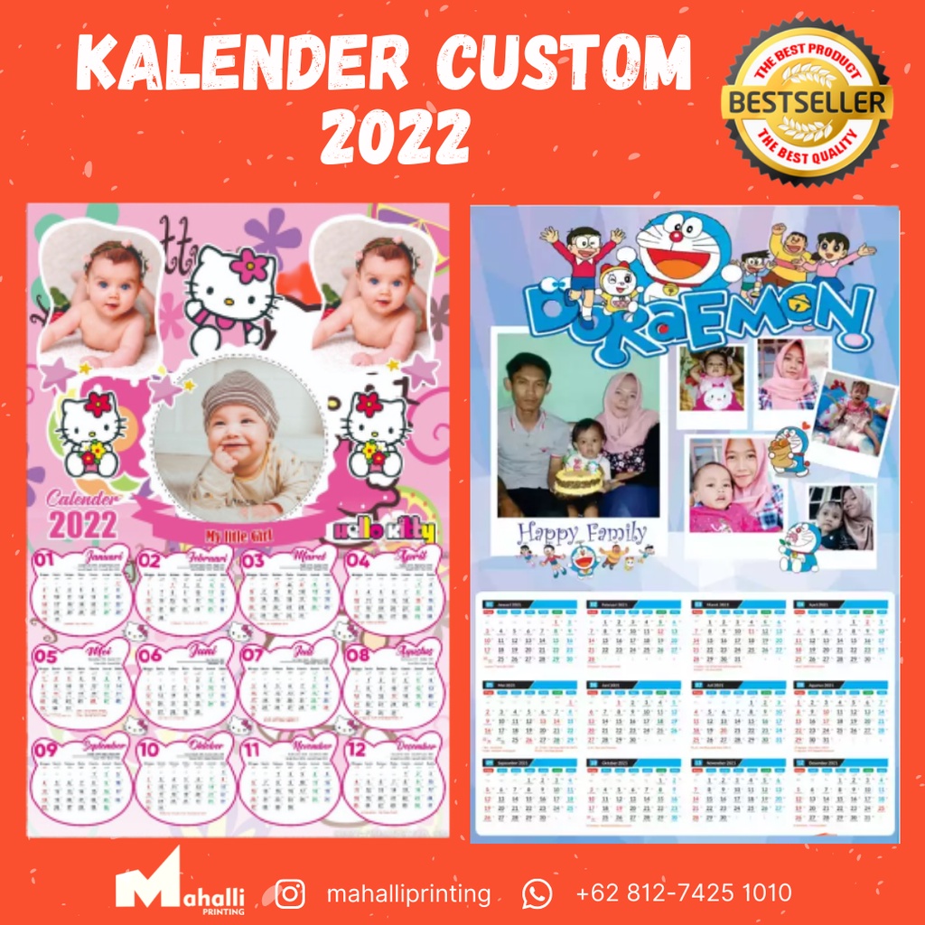 

KALENDER 2020 - KALENDER DINDING - FREE CUSTOM DESAIN