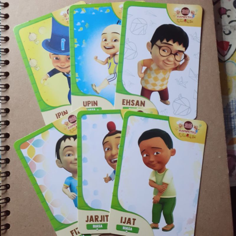 Kartu Choki Choki Upin Ipin▪︎Karakter