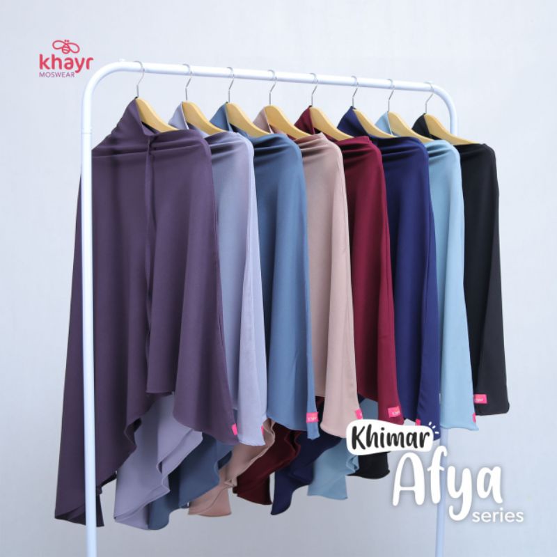 Afya jilbab instan non pad bahan Lady zara by Khayr moswear