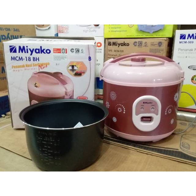 TERMURAH !! Magic com / rice cooker / penanak nasi Miyako MCM 18 BH/ 18BH 1.8L 3 in 1 bisa gosend