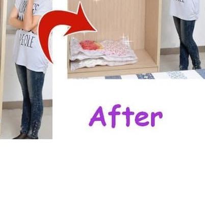 ➷ Vacuum Bag isi 8 + FREE pompa manual vakum bag vacum bag ❃