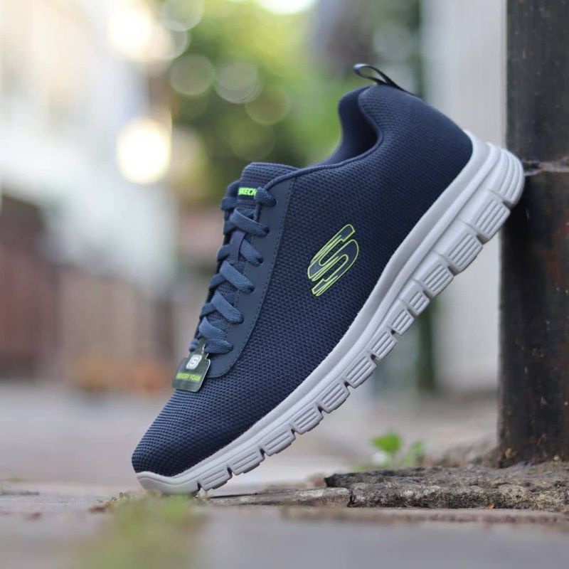 sepatu skechers navy