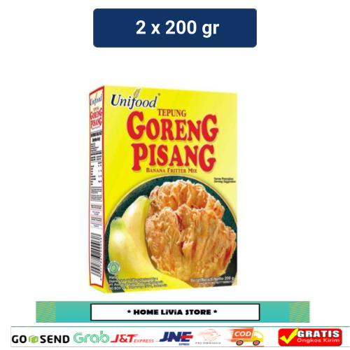 

Unifood Tepung Goreng Pisang Dus 200 gr x 2 pcs
