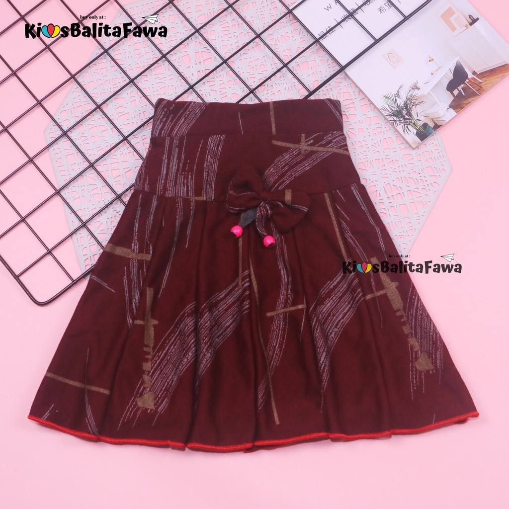 Rok Pita Bianca uk. 2-3 Tahun / Rok Bawahan Pendek Motif Anak Perempuan Cewek Murah Skirt Grosir