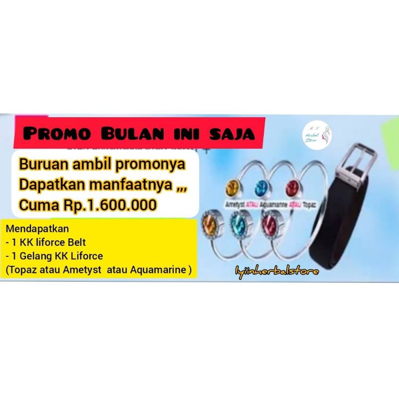 PROMO KKL BELT | Ikat Pinggang | KK LIFORCE | 100% Original | KK INDONESIA