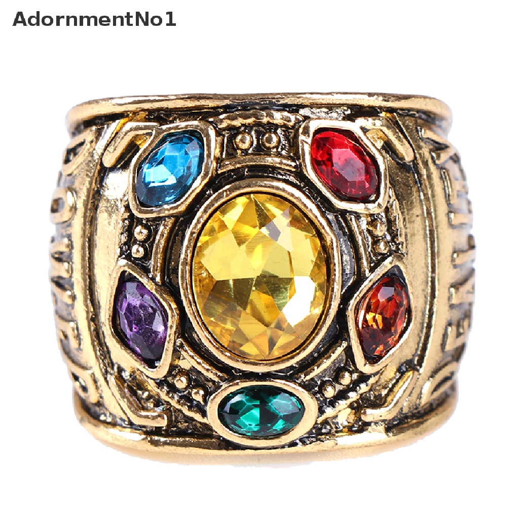 (AdornmentNo1) Cincin THANOS Infinity Gauntlet POWER Ring Avengers Untuk Pria