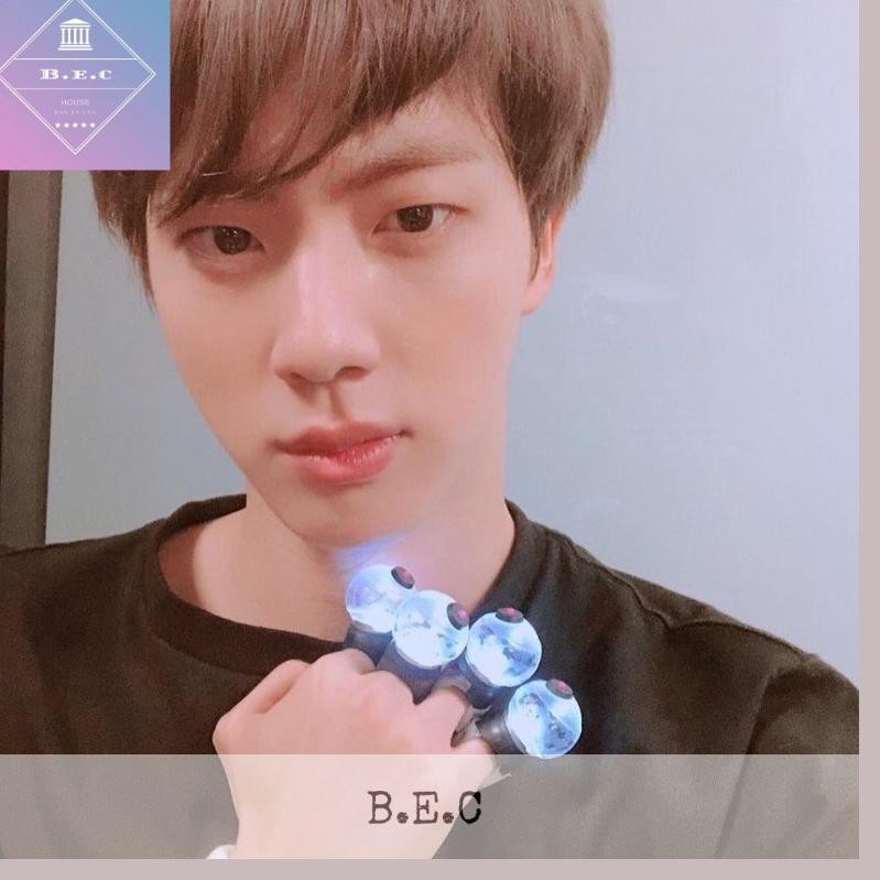 Lagi MURAH BTS OFFICIAL LIGHT FINGER RING CINCIN MOTIF ARMY BOMB LIGHT STICK BOYBAND KPOP [READY S