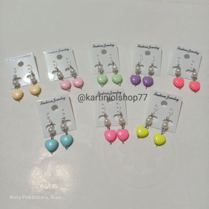 Anting Plastik Import Anting Anak/ Dewasa Kekinian by KartiniOlshop77