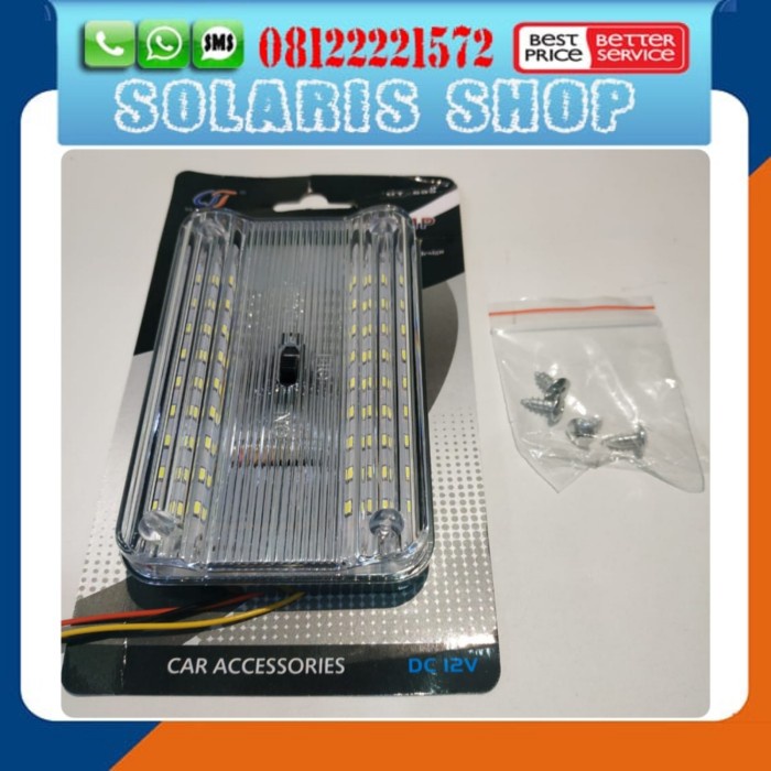 Lampu Plafon Mobil Universal/Car Indoor Lamp/Lampu Plafon Kabin LED