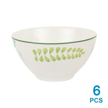 Appetite Set 6 Pcs Mangkuk Jeviana Hijau Kuning Mangkok Bandung Keren - Hijau