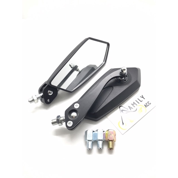 Spion Koso Full Besi Universal Motor Honda &amp; Yamaha , Nmax, Pcx, Aerox, Scoopy, Mio, Vario, R15, R25, Cbr, Gsx, Sonic, Vixion, Satria Fu 150, Klx, Crf, Dtracker, Wr155, Ninja, Xmax, Adv, Zx250, Zx 10 R, Cb, Tiger, MxKing, Jupiter, Supra, RxKing, Vega, Dll