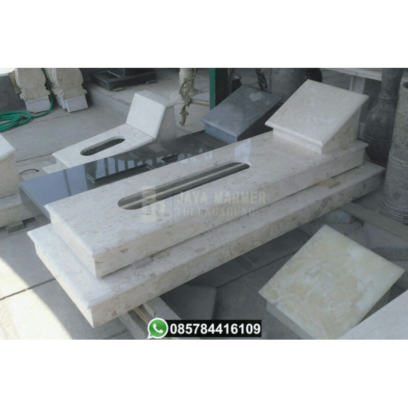 Jual Kijing Makam Marmer Model Pahlawan Klasik+Pondasi Indonesia|Shopee