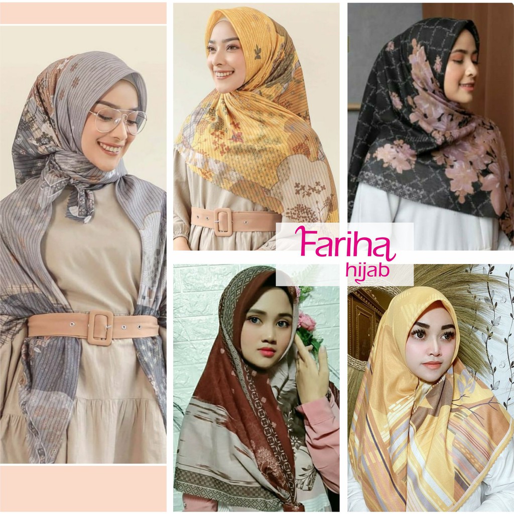 Hijab Segi Empat Voal Motif Premium Lasercut 10 | Shopee Indonesia