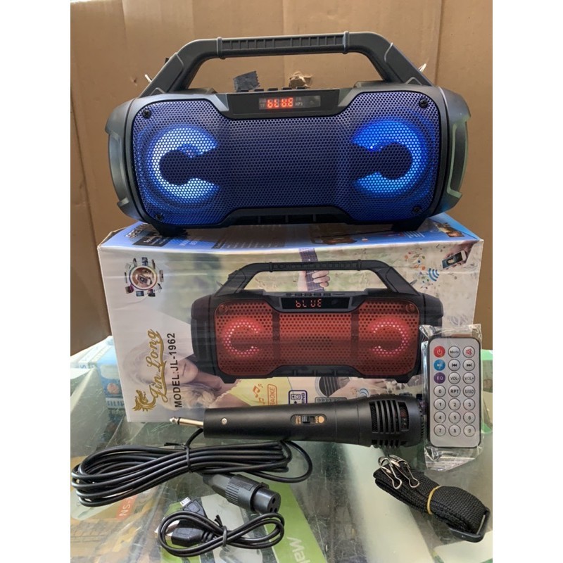 speaker bluetooth karaoke jinlong 1962 bt mantap suara nya terbaik