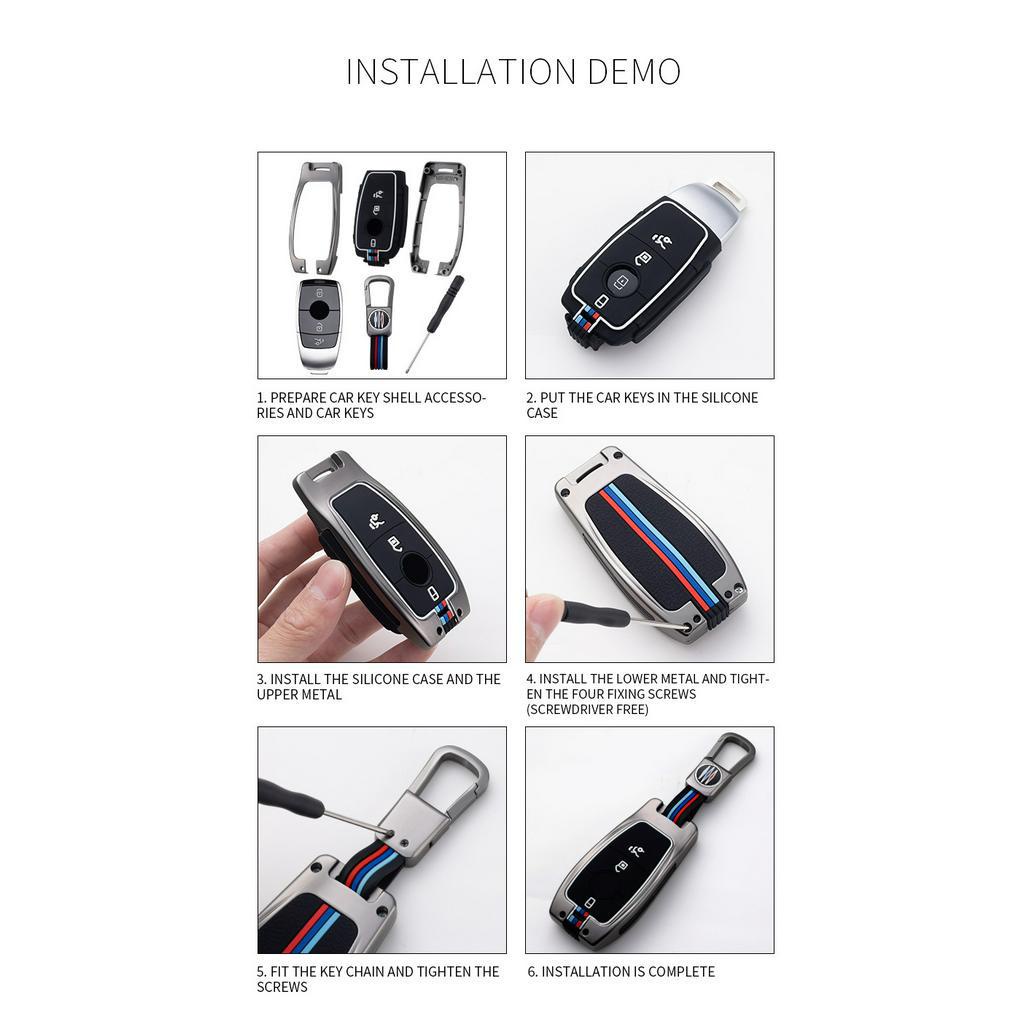 Case Pelindung Remote Kunci Mobil Untuk Mercedes Benz 2017 E Class E43 E300 E400 W213 2018 S