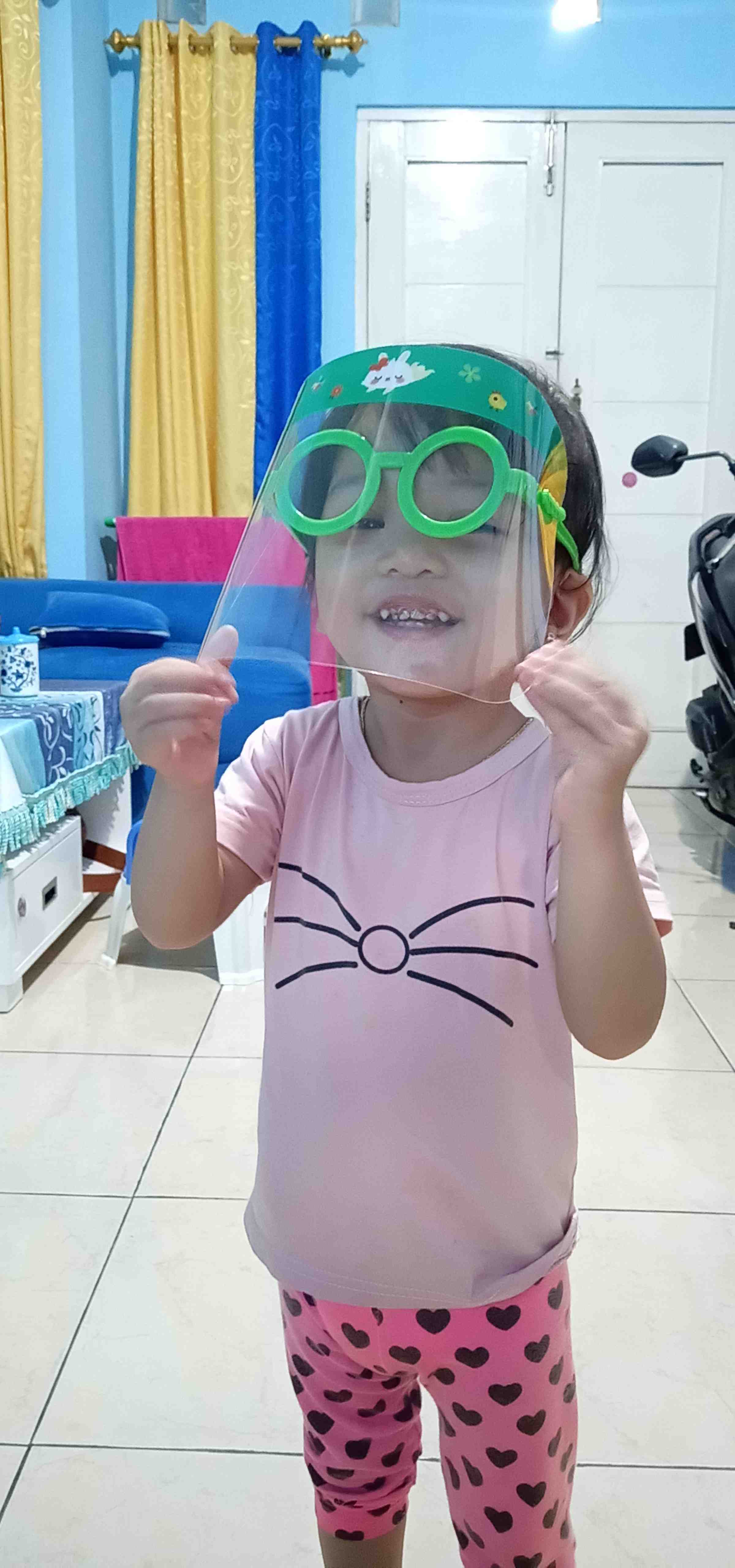 Promo!!face Shield Kacamata Medis Pelindung Wajah Anak Anak Ready
