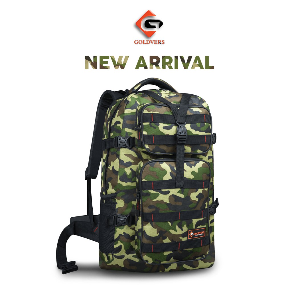 Tas Ransel Gunung Motif Army Ukuran 60L Ransel Kerja Jumbo Tas Ransel Mudik - Distributor Tas