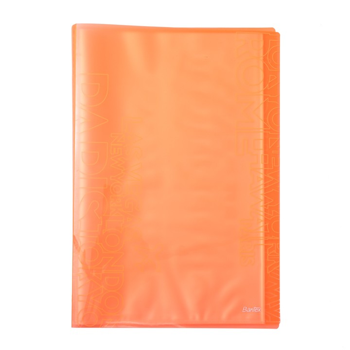 

[Zada] Bantex PP Jolly Bright Display Book (30 Pocket) Folio Orange 3196 12