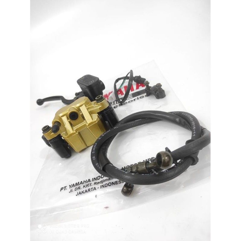 Kaliper + master rem set + selang rem depan Fiz r, force, vega r lama, Jupiter z lama