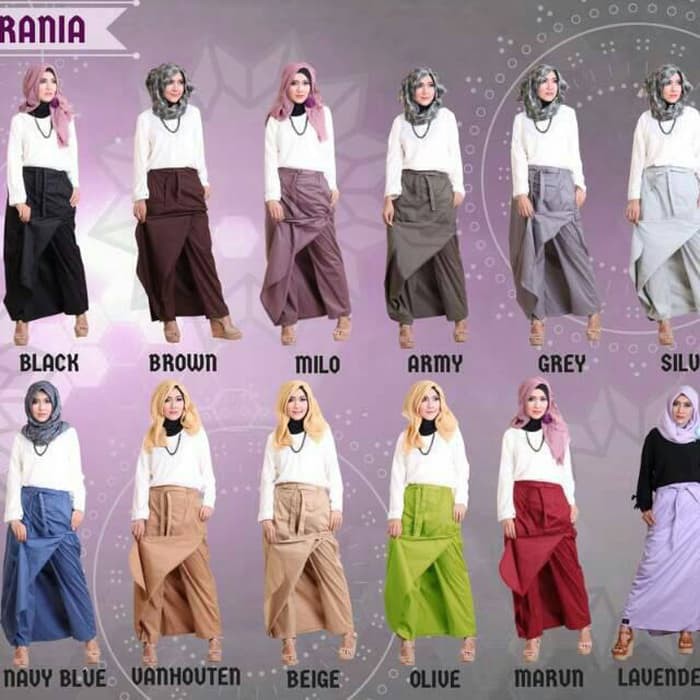 ROCELLA ROK CELANA RANIA MUSLIMAH REMAJA DAN DEWASA /WANITA/PEREMPUAN