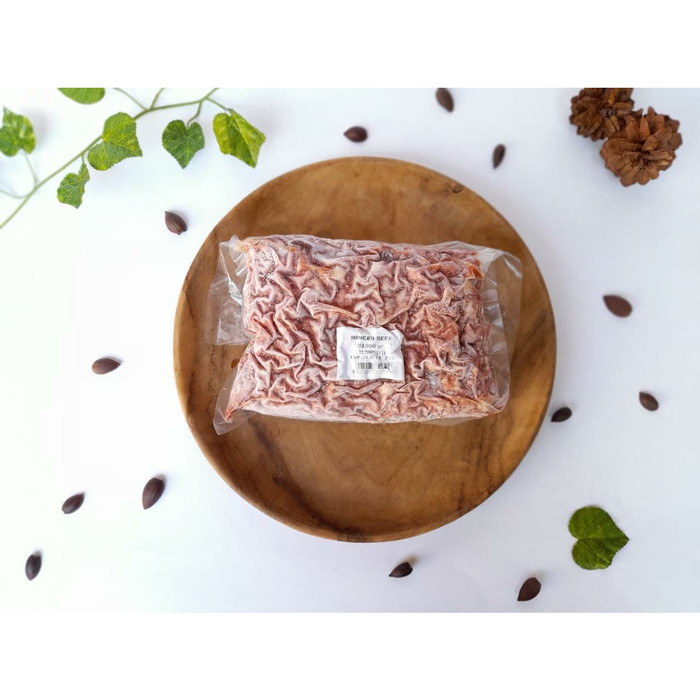 

FRESH STOK MINCED BEEF DAGING SAPI GILING BEKU IMPORT KEMASAN 1 KG