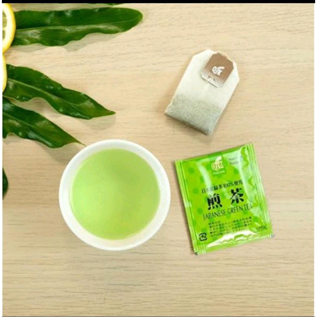 [F86] OSK Teh Hijau Jepang Green Tea HalaL Greentea Import Jepang - Original Teh Hijau 1 Box isi 50 sachets