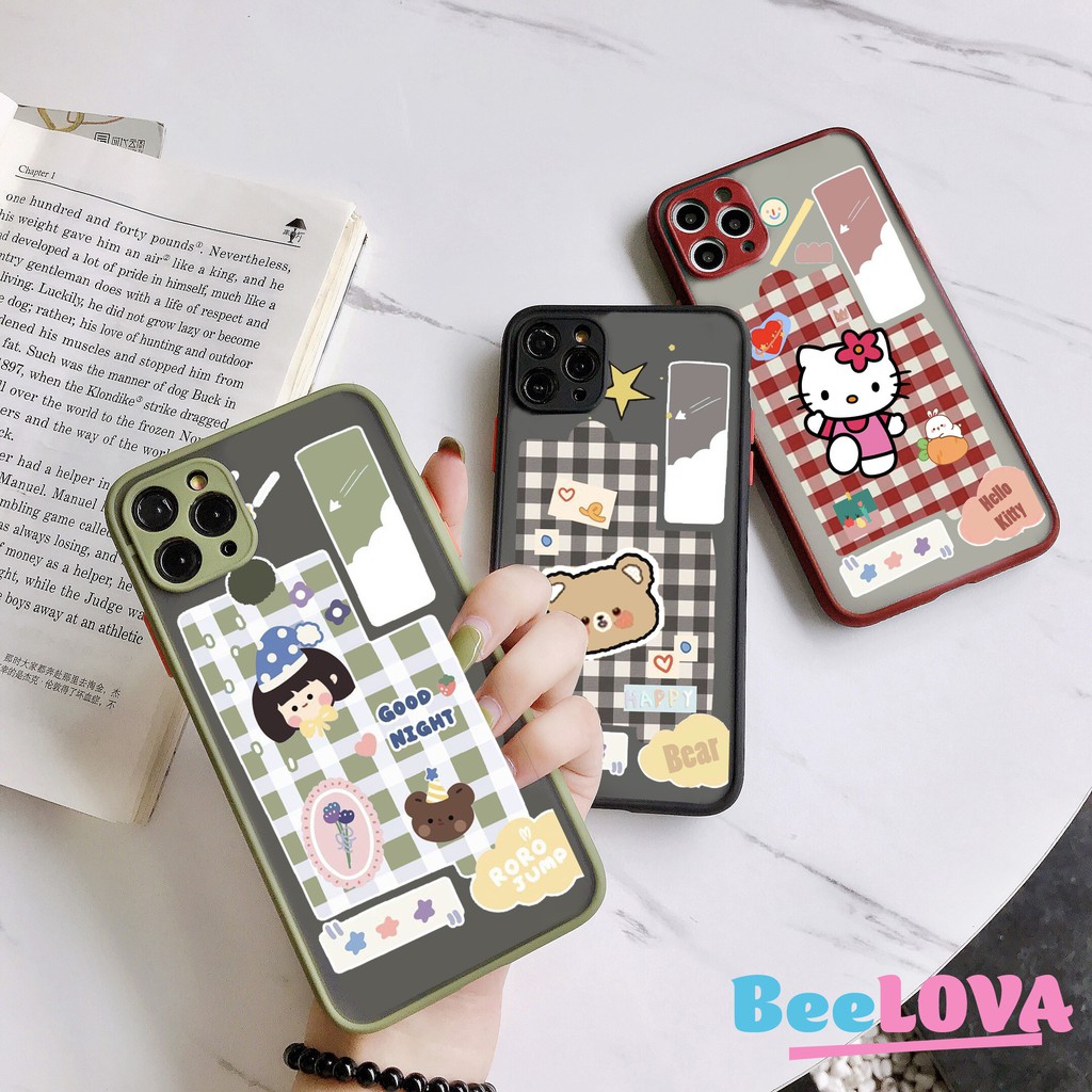 Case Tartan Bear Kitty Xiaomi Redmi 9 9A 9C Redmi 8 8A Pro Redmi 7 Redmi 6 6A Redmi 5 Redmi 5 Plus Redmi 5A Redmi 4A Redmi 4X-3