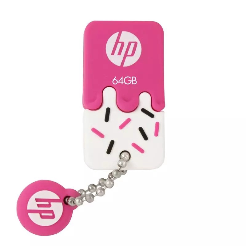 64GB 32GB Original HP Flash Drive USB 2.0  Cartoon Flash Disk COD