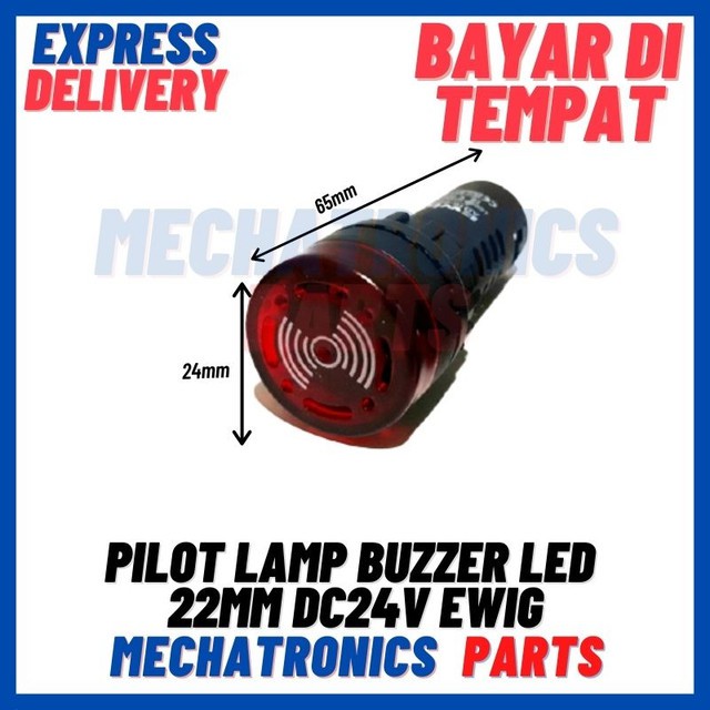 [DSP-9317] PILOT LAMP BUZZER LED 22MM DC24V EWIG