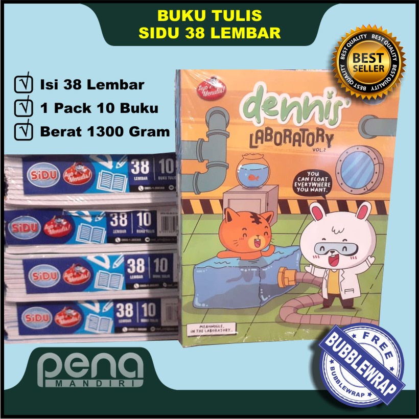 Buku Sidu 38 Lembar Buku Tulis Buku Catatan