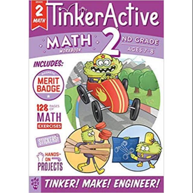 Jual Tinker Active Math Workbook Grade 2 Grade2 2Nd Grade Ages 7-8 Year Activity Work Book Brain Quest Indonesia|Shopee Indonesia