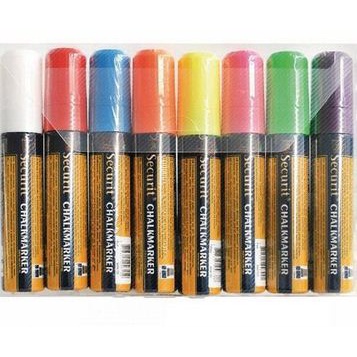 

LIQUID CHALK MARKER, SECURIT / SPIDOL PAPAN TULIS WARNA