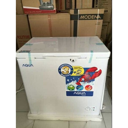 AQUA Chest Freezer 150L AQF-160W / AQF 160  BATAM