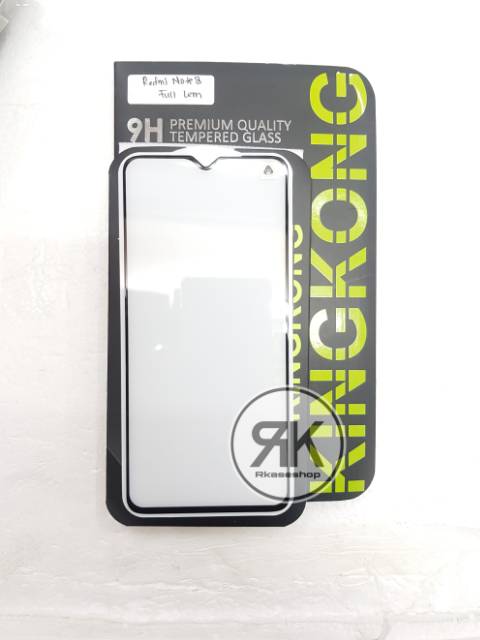 kingkong Tempered glass Full Cover Xiaomi Redmi Note 8 rddmi note 8 PRO antigores kaca