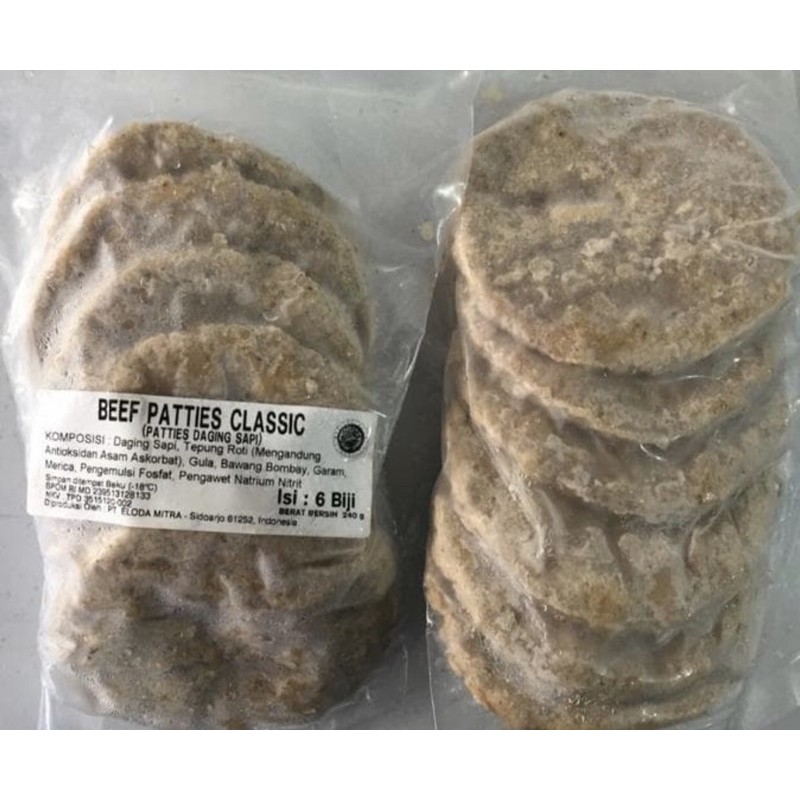 Daging Patties Classic / Beef Patty Classic Bernardi