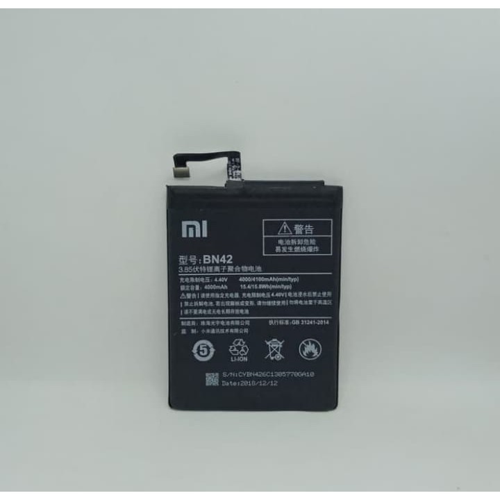 (NC) Baterai Batre Battery Original Xiaomi Redmi 4 BN42