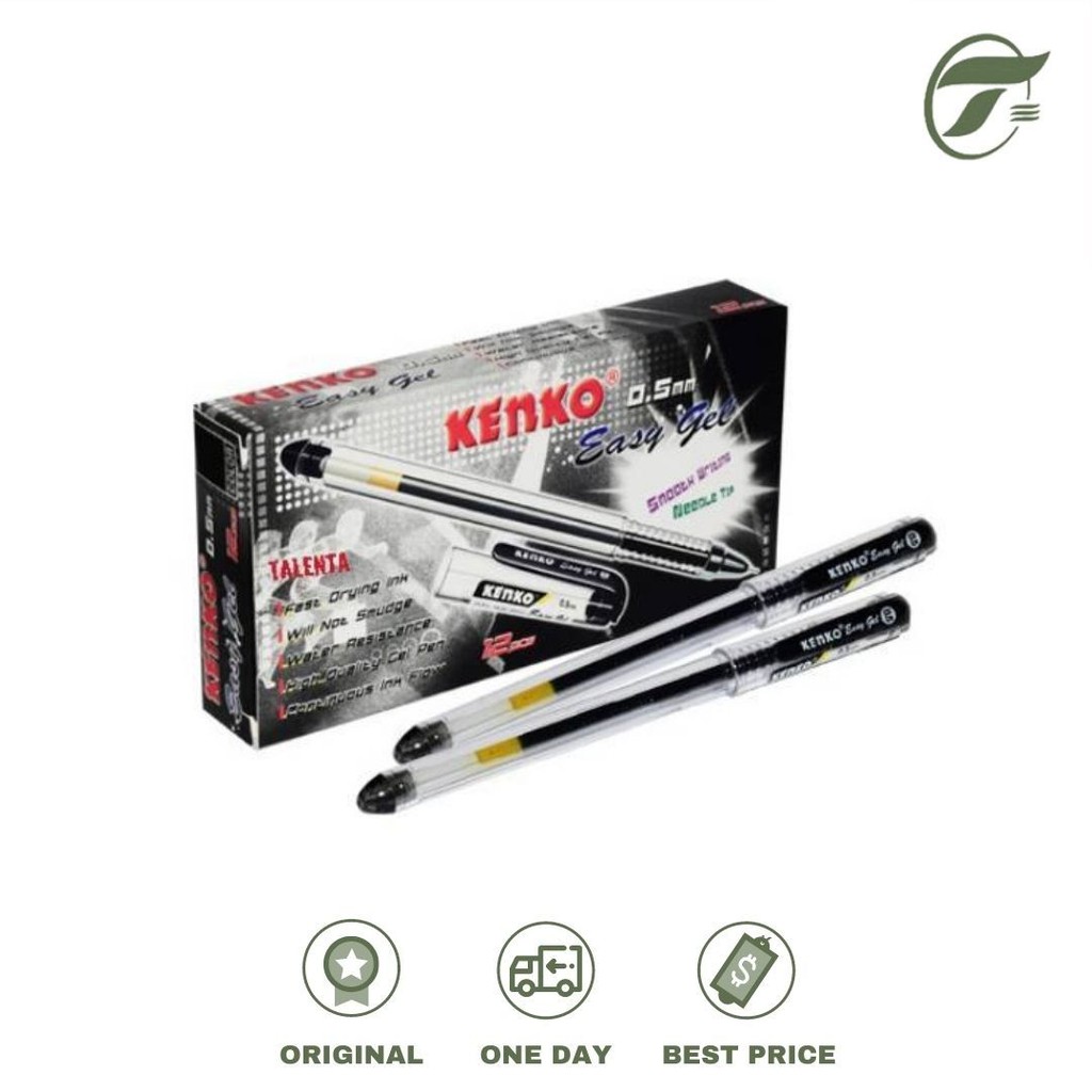 

BALLPEN 0.5MM EASY GEL KENKO (HITAM)