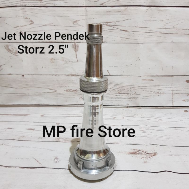 Short Jet Nozzle Nuzzle Pemadam Pendek Aluminium 2.5 Inch  Storz