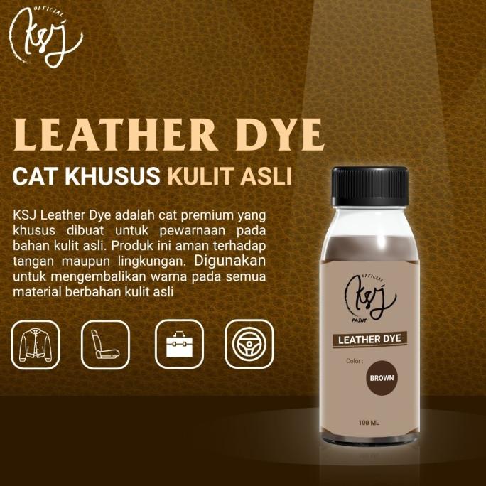 Cat Sepatu Kulit Asli KSJ LEATHER DYE / Sepatu Kulit / Tas Kulit