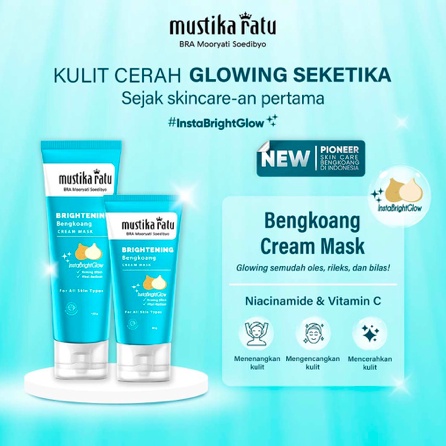 MUSTIKA RATU Brightening Bengkoang | Krem Masker Body Lotion Pembersih Penyegar Bengkuang