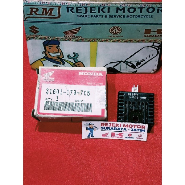 KIPROK REGULATOR PENGISIAN ARUS  ACCU AKI C700 C800 WIN 6V ORIGINAL HONDA