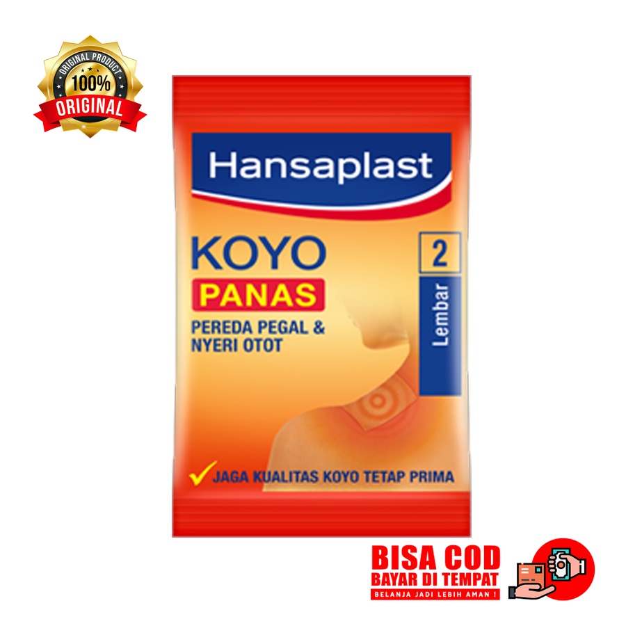 Hansaplast Koyo PANAS Salonpas koyo pegal Nyeri Otot Nyeri Sendi Sakit Kepala Sakit Gigi koyo cabe