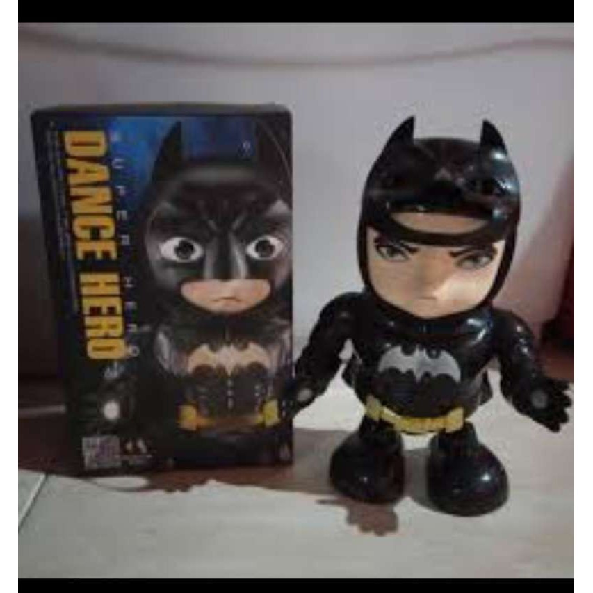 DANCE HERO BATMAN MAINAN ANAK DANCING ROBOT BATMAN WITH MUSIC & LAMPU