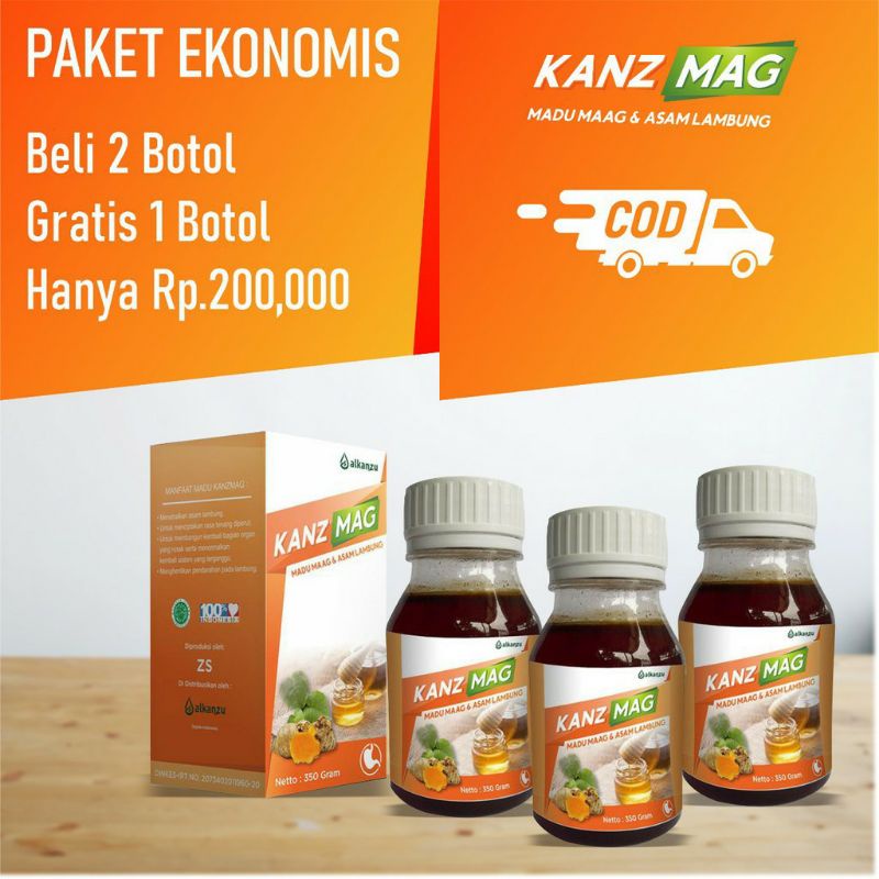 

Kanzmag Madu Maag dan Asam Lambung Alami