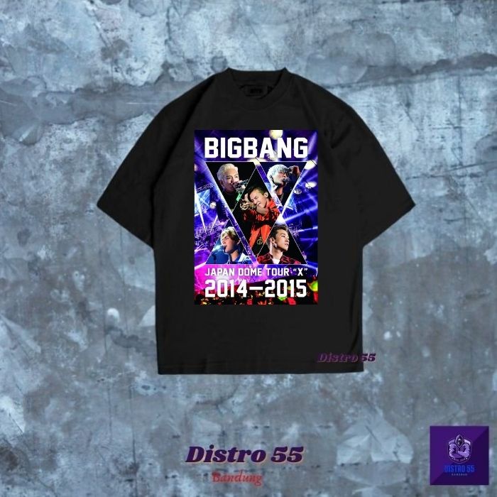 KAOS BAND KPOP BIGBANG JAPAN DOME TOUR X VINTAGE TSHIRT  KAOS OVERSIZE ( OVERSIZED TEE)