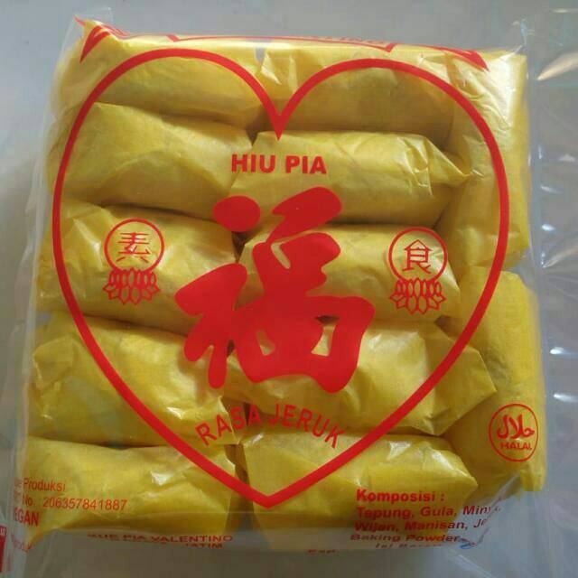 

Kue pia rasa jeruk isi 12